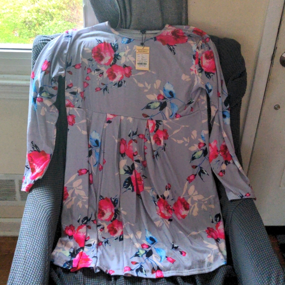 NWT XL Baby Blue Babydoll dress